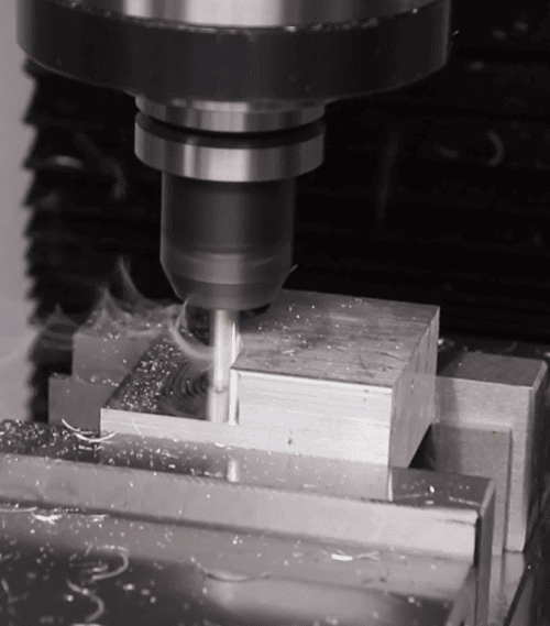 CNC vertical milling aluminum prototype part